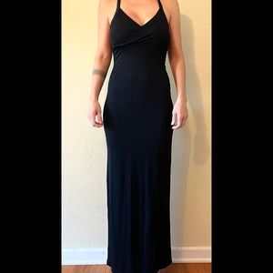 Bebe Black Long Dress